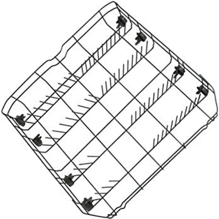 BEKO - PANIER INFERIEUR DE LAVE-VAISSELLE BEKO, Spülmaschinenkorb, Besteckkorb, 52,8 cm breit, 52 cm tief, 17,3 cm hoch