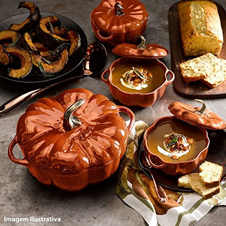 STAUB 40511-554, Keramik ofenfeste Form mit emaillierter Oberfläche, 0,7 Liter, hitzebeständig, für Backofen und Mikrowelle geeignet – Bild 2