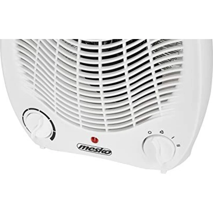MESKO MS 7719 Heizlüfter mit 2 Leistungsstufen 1000W / 2000W, kalter Luftzug, Dual-Funktion, Thermostat, Überhitzungsschutz, Heizung für Haus, Badezimmer, Camping, Büro – Bild 4