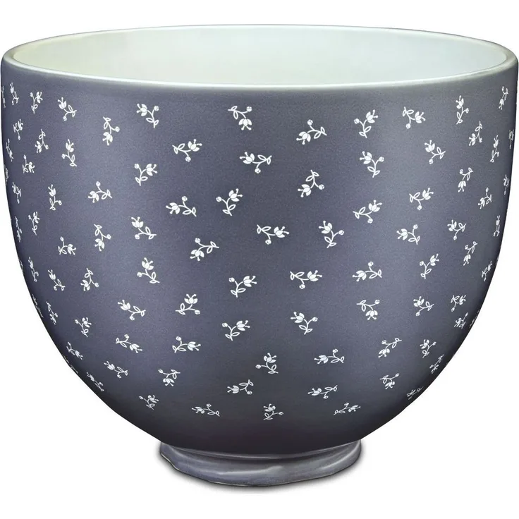 KitchenAid Keramikschüssel "Vintage Florals" für 4,8 und 4,3 Liter Küchenmaschinen - Optionales Zubehör für personalisierte KitchenAid Küchenmaschinen