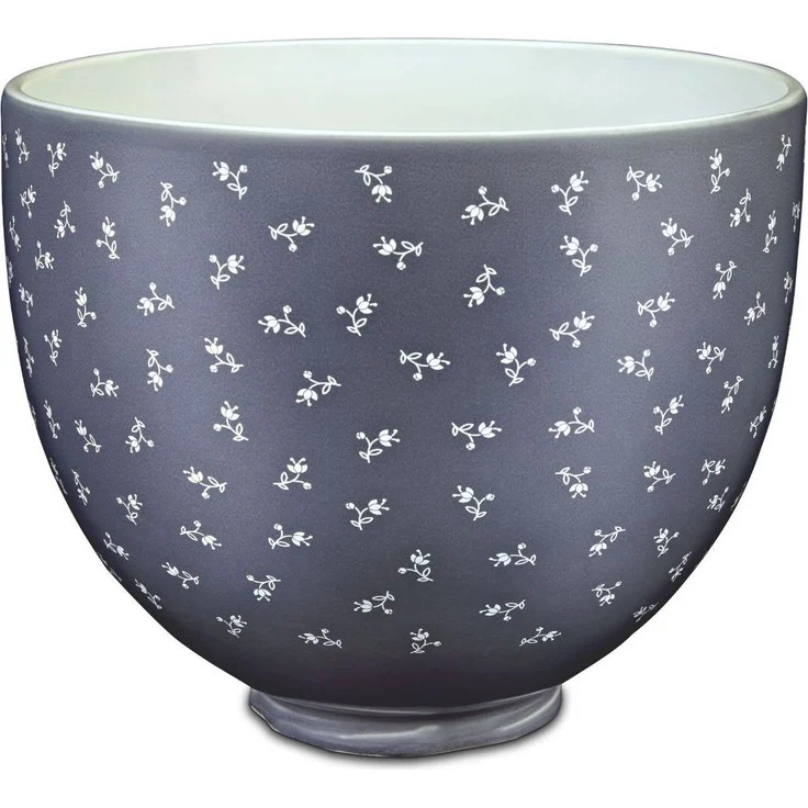 KitchenAid Keramikschüssel "Vintage Florals" für 4,8 und 4,3 Liter Küchenmaschinen - Optionales Zubehör für personalisierte KitchenAid Küchenmaschinen