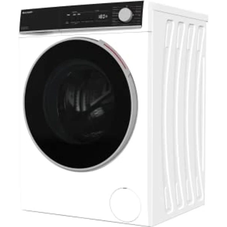 Sharp ES-NFB814CWA-DE, Frontlader-Waschmaschine, A, Fassungsvermögen 8 kg, Standgerät, Breite 60 cm – Bild 4