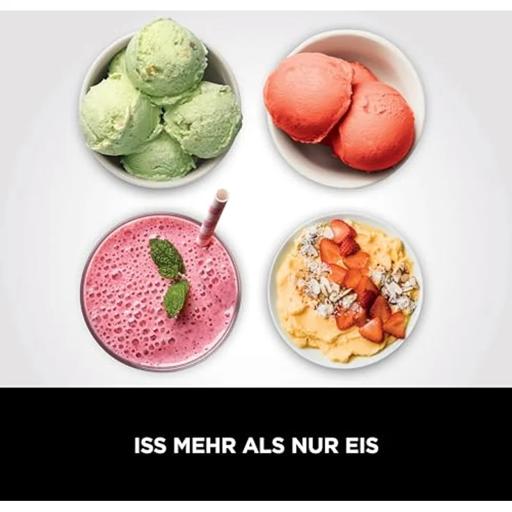 Ninja NC302EU Eismaschine, traditionelle Eismaschine mit 800 W, 473 l Kapazität, Schwarz – Bild 4