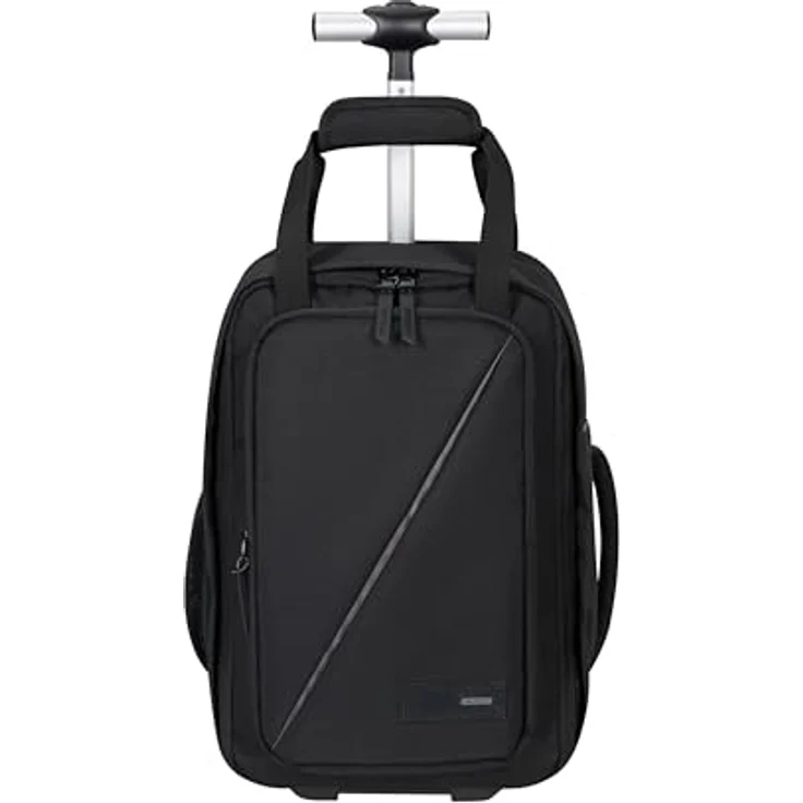 American Tourister Take2Cabin Rucksack - Ryanair Handgepäcktasche, 40 x 25 x 20 cm, 20 L, Schwarz, mit vielseitiger Rucksackfunktion und effektiver Innenorganisation – Bild 2