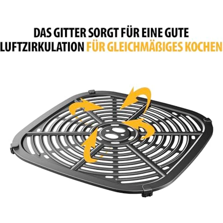 Tristar Heißluftfritteuse FR-9039, 1700 W, 7,5 l, digitales Display, Sichtfenster, fettfreies Kochen – Bild 6