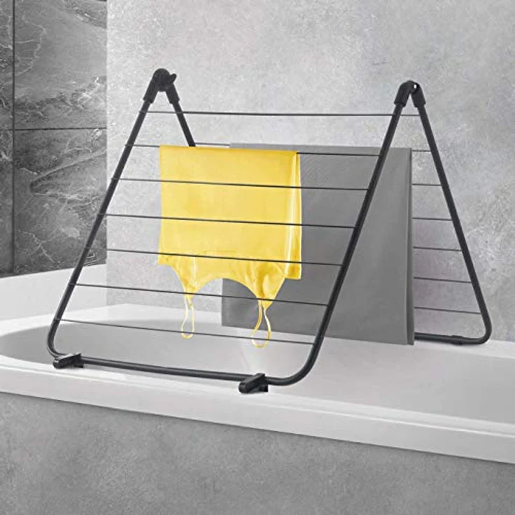 Metaltex Onyx für Badewanne 51x4x55 cm Schwarz – Bild 3