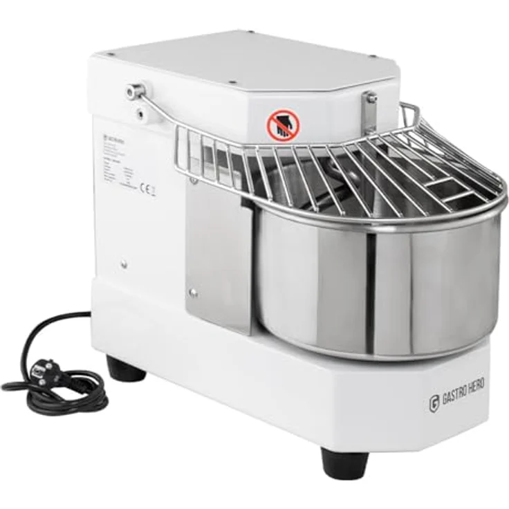 GastroHero Teigknetmaschine 8, 8 Liter, 230 V, fester Kopf, kompaktes Design für Pizzerien, 700 W – Bild 4