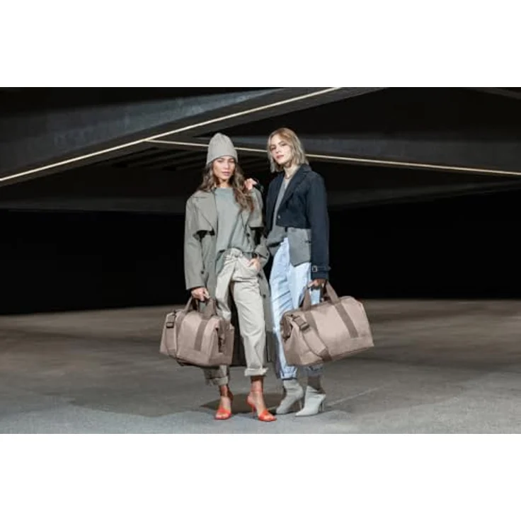 reisenthel allrounder L, Handtasche im Herringbone-Muster, 30 Liter, wasserabweisend, mokka Braun – Bild 5