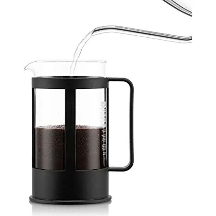 Bodum KENYA Kaffeebereiter (French Press System, Spülmaschinengeeignet, 0,5 liters) schwarz – Bild 4