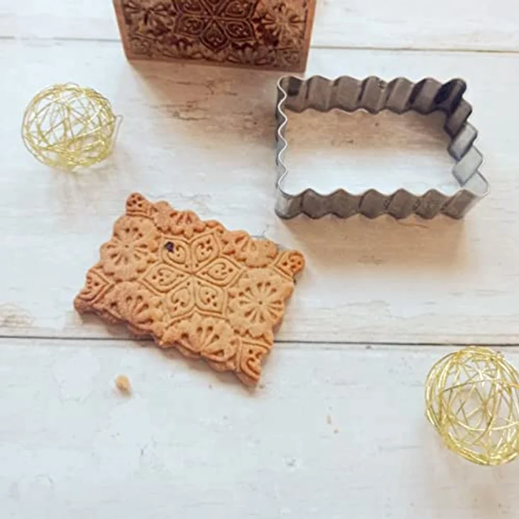 patisse 13706 – Set mit 3 rechteckigen und gezackten Ausstechformen für Kekse, kleine Butter – Edelstahl – 3 Größen: 4,5 x 2,5 cm/5,5 x 3,5 cm/6,5 x 4,5 cm – Bild 2