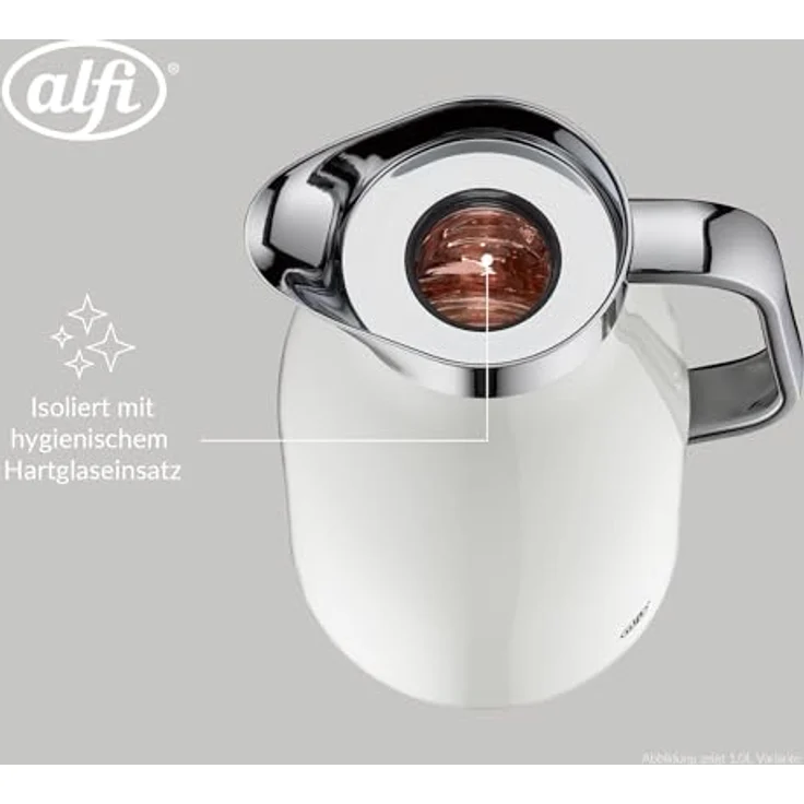 alfi SKYLINE Isolierkanne coconut white 0,65l  – Bild 6