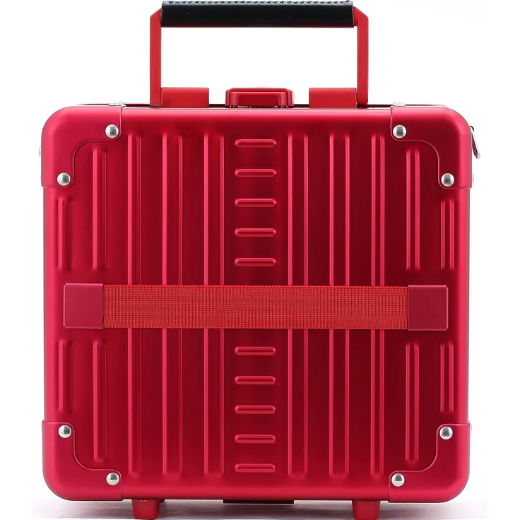 Aleon Diversity Beauty Case 10" Rot, aus Flugzeugaluminium mit wasserdichter Gummidichtung – Bild 1
