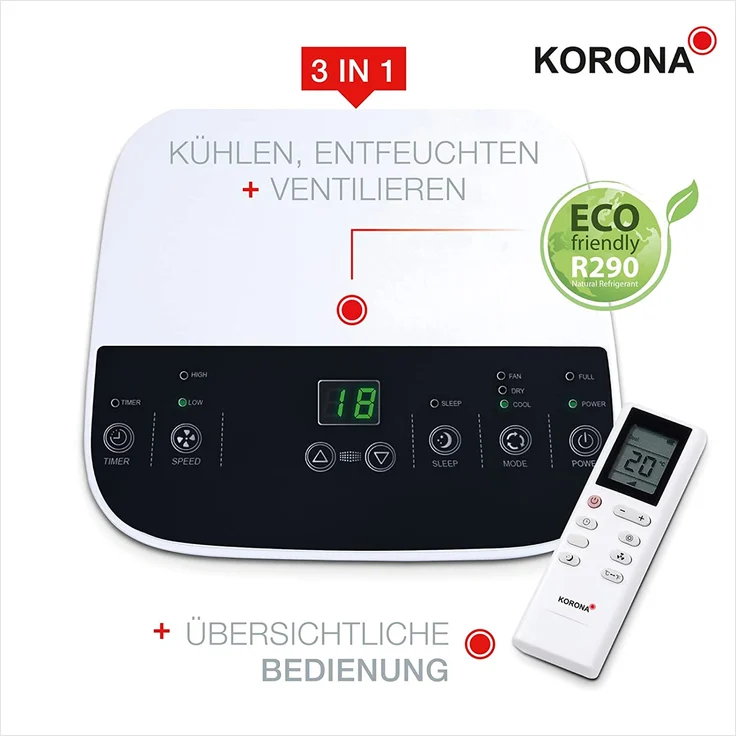 Korona Klimagerät Iceberg (82001) 9.0 ECO – Bild 3
