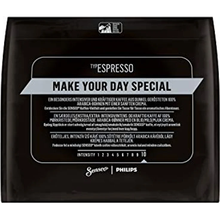Senseo Typ Espresso, Kaffeepads, Aromatisch und Vollmundig, Röstkaffee, Kaffee, 80 Pads – Bild 8