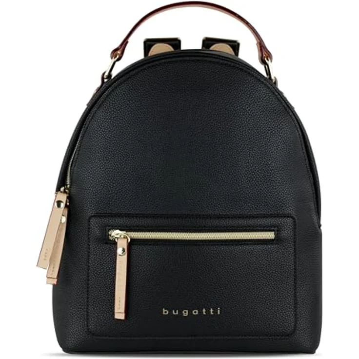 bugatti Ella City Rucksack, 29 cm, schwarz, 100% Polyurethan, kompakt designiert – Bild 1