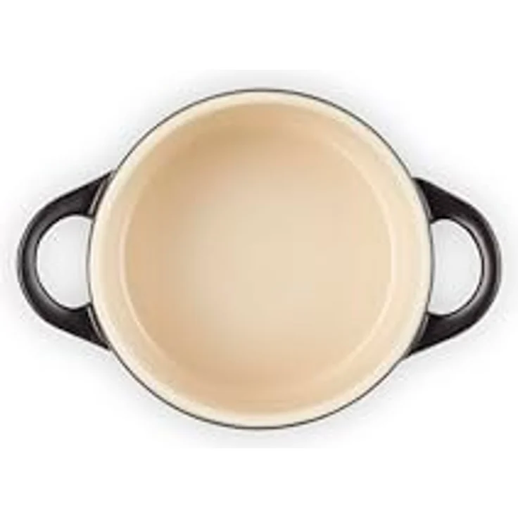 Le Creuset Mini-Cocotte- Bräter, Rund, 200 ml, 10 x 5 cm, Steinzeug, Schwarz – Bild 6
