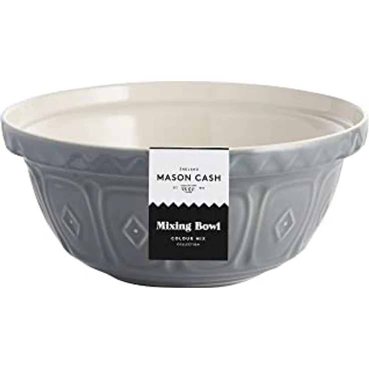 Mason Cash Rührschüssel, Steingut, grau, 2 Liter (24cm Ø) – Bild 2