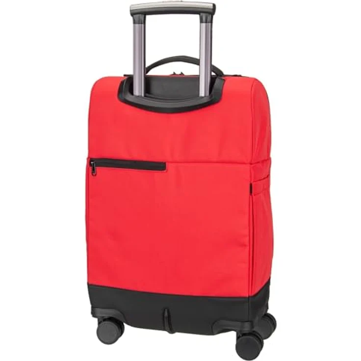 Cabaïa Trolley Soft Suitcase, 4 Rollen, Handgepäck geeignet, 35 x 55 x 21 cm, mit TSA-Zahlenschloss und praktischer Innenorganisation, Farbenvielfalt – Bild 2