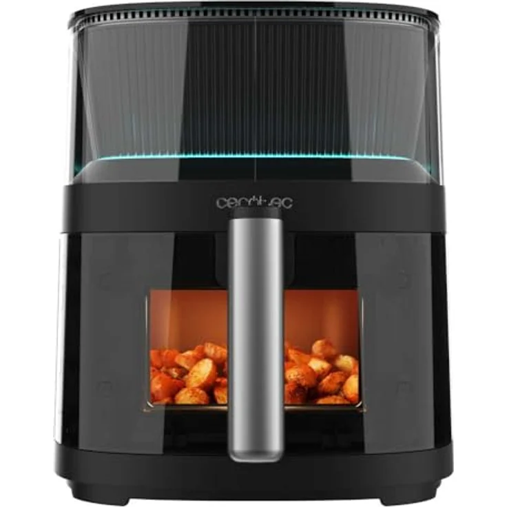 Cecotec Cecofry Neon 5000, Heißluftfritteuse 1500 W mit 5 Litern Fassungsvermögen, 10 voreingestellten Menüs und integrierter Wasserdosierautomatik – Bild 1