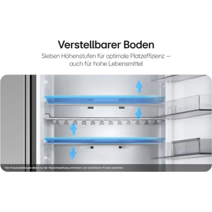 LG GBGW92GCEV, Kühl-Gefrierkombination mit 465 l, NoFrost, Fresh Zone Fach, Schwarz – Bild 8
