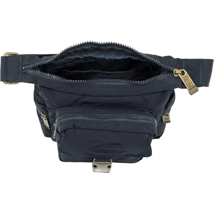 "camel active Umhängetasche Nylon mit Reißverschlussfach, schwarz" – Bild 5