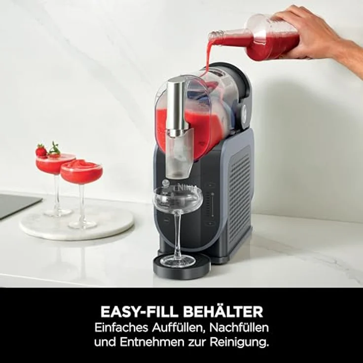 Ninja SLUSHi Maschine FS301EUTG, für Slush, Eis-Cocktails, Frappé, Milchshakes & gefrorenen Saft, 1,9 L, WhisperChill-Technology, grün – Bild 5