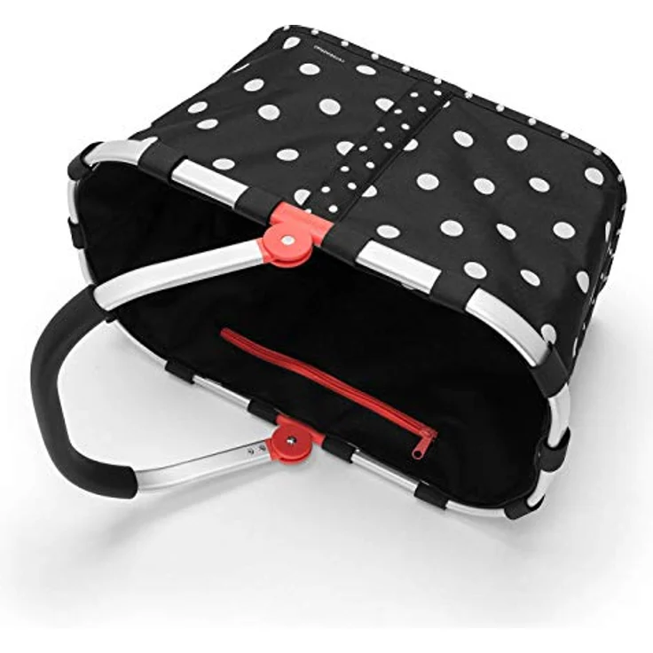 reisenthel carrybag Mixed Dots, stabiler Einkaufskorb mit 22 l Volumen, wasserabweisendem Design und praktischer Innentasche – Bild 2