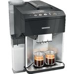 Siemens TQ515D03 EQ500 Kaffeevollautomat Edelstahl - Klavierlack schwarz, Kaffeevollautomat, Schwarz