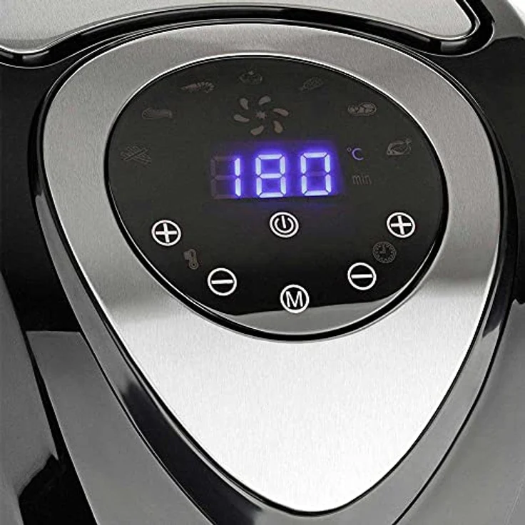 Cuisinier 06866 Heißluftfritteuse, Stainless Steel, 3.2 liters, Schwarz – Bild 5