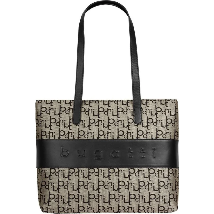 Bugatti Shopper ELEA, Polyester Einkaufstasche mit Logo-Prägung, rosa Innenfarbe – Bild 1