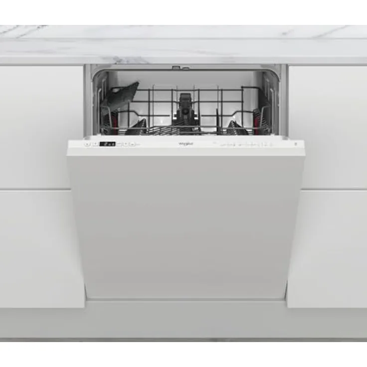 Whirlpool W2IHKD526A, Geschirrspüler 60 cm, voll integriert, 14 Maßgedecke, 46 dB, Energieeffizienzklasse E, A Wasch- und Trocknungseffizienz