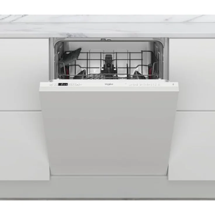 Whirlpool W2IHKD526A, Geschirrspüler 60 cm, voll integriert, 14 Maßgedecke, 46 dB, Energieeffizienzklasse E, A Wasch- und Trocknungseffizienz – Bild 1