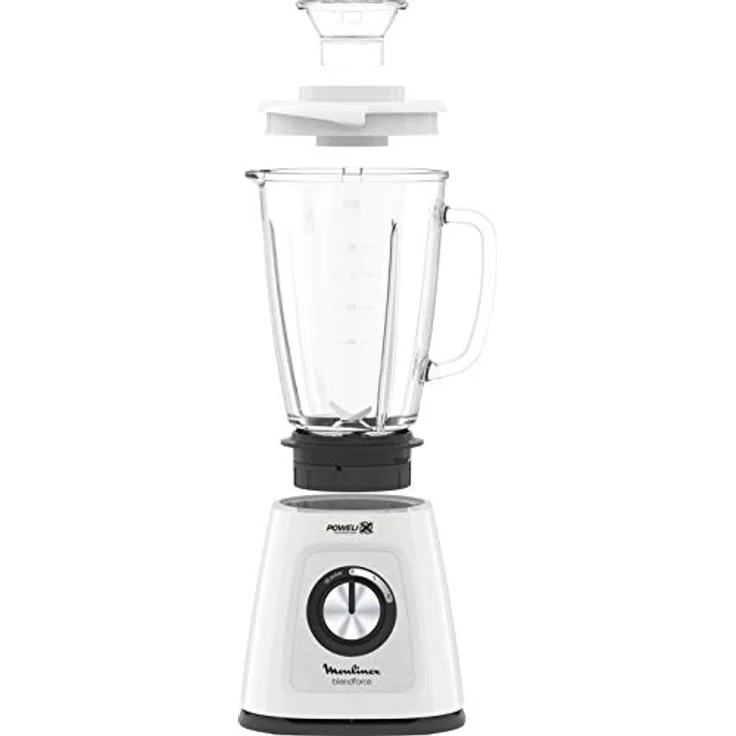 Moulinex LM4351 BlendForce 2 Standmixer, Powelix Technologie, scharfe Klingen, hitzebeständiger Topf 1,7 l, Kühlsystem, Smart Lock-System, 800 W – Bild 4