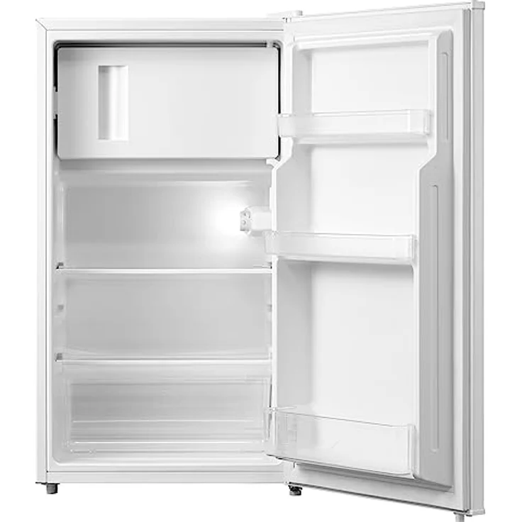 Comfee RCD115WH2, kleiner Kühlschrank mit 80 Litern und Gefrierfach, einstellbare Temperatur, leise, Weiß – Bild 2