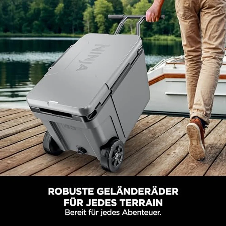 Ninja FrostVault 42L Kühlbox mit Rädern und Trockenzone  Slate Grau FB245EUGY – Bild 3