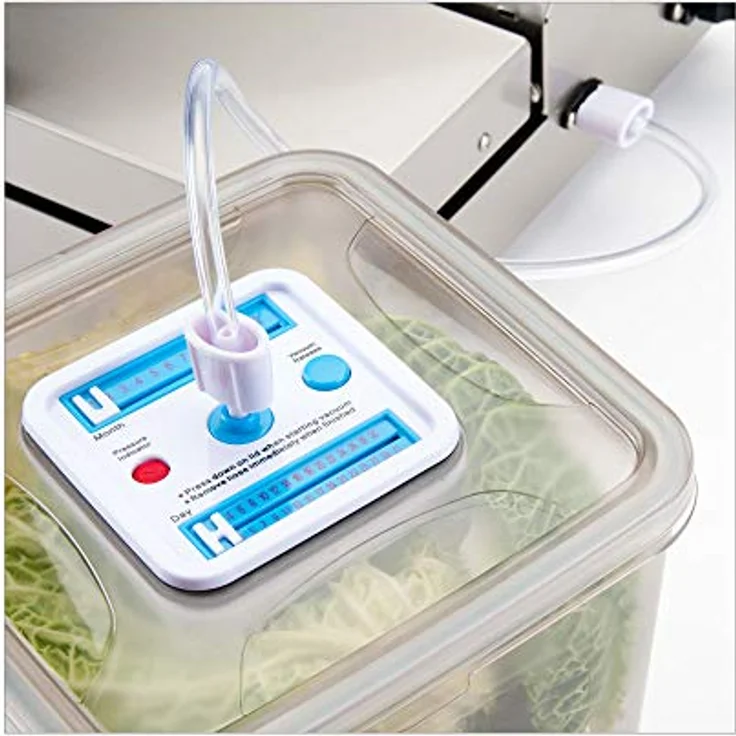 Gastroback 46111 Vakuumier-Behälterset 2 TLG. (eckig), 1,0 Liter (18 x 18 x 8, 2,8 Liter (18 x 18 x 15,5 cm), Kunststoff, sonstige – Bild 2