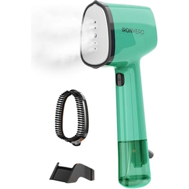 Cecotec IronHero V-1500 Essential Green, Vertikales Bügeleisen mit 1500 W Leistung, kontinuierlichem Dampf 25 g/min und Keramiksohle