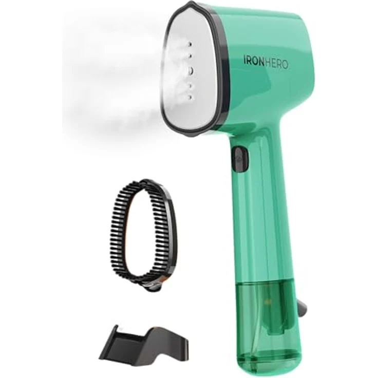 Cecotec IronHero V-1500 Essential Green, Vertikales Bügeleisen mit 1500 W Leistung, kontinuierlichem Dampf 25 g/min und Keramiksohle – Bild 1