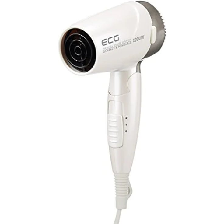 ECG VV 1200 travel Haartrockner für Reisen, S, silber – Bild 2