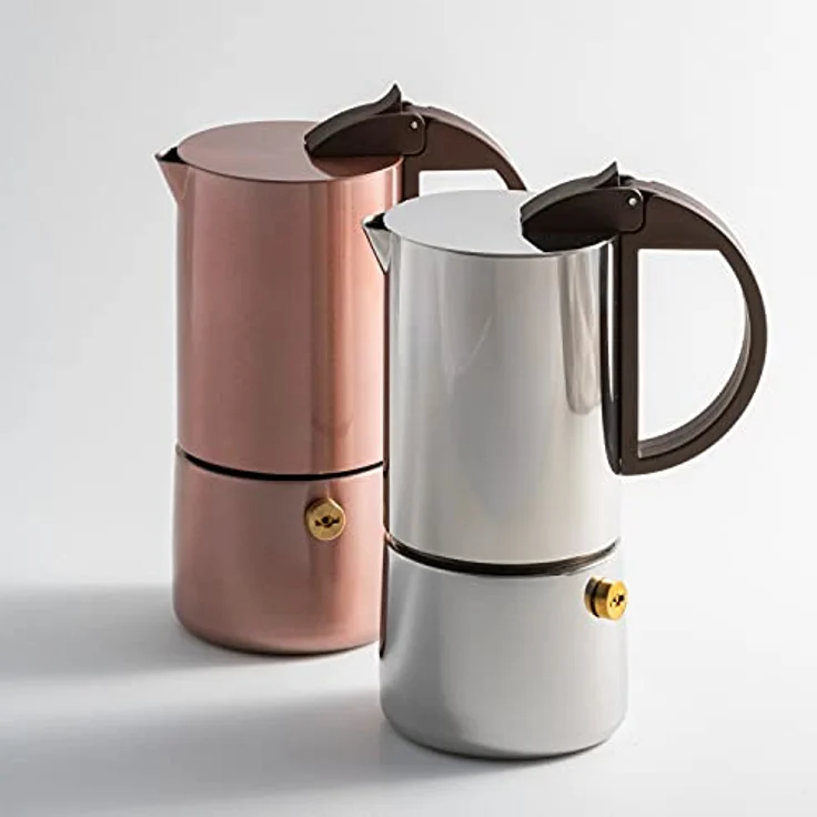 Gnali & Zani CHICCA - Espressokocher, Edelstahl, 6 Tassen – Bild 5
