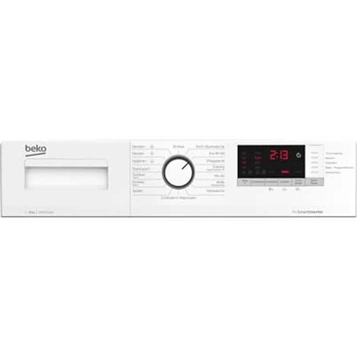 Beko WLM81434NPSA Waschmaschine, 8 kg, SteamCure, AddXtra-Nachlegefunktion, 1400 U/min, Hygiene+, allergikergeeignet, Weiß – Bild 4