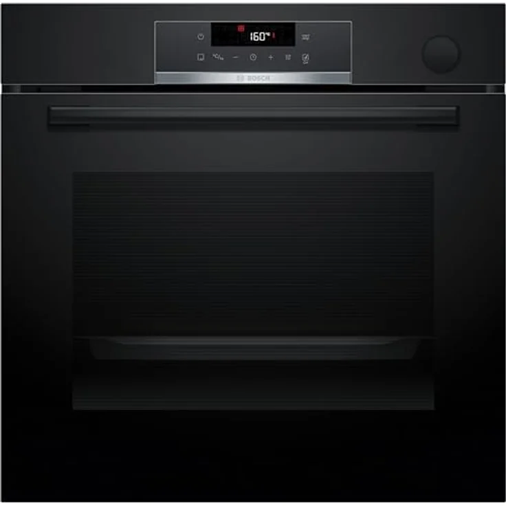 Bosch HRG532BB3, Serie 4, Einbau-Backofen mit Dampfunterstützung, Air Fry Funktion, Schwarz – Bild 1