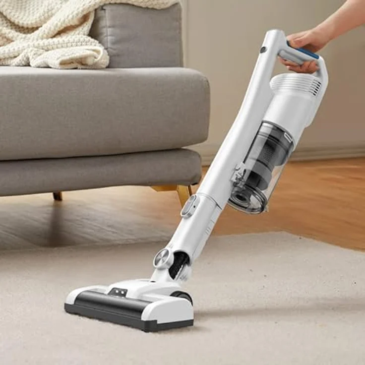 Midea MCS2021WB Schnurloser Besen 150W DC Motor, Staubsauger, Weiss – Bild 4