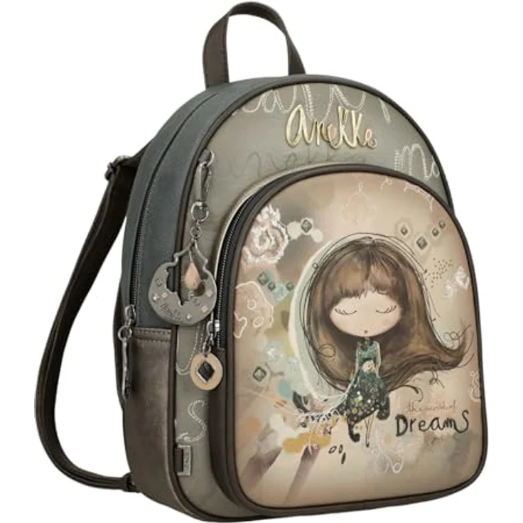 Anekke Real City Rucksack, 31 cm, mehrfarbig, 100% Polyurethan, 28 cm x 12 cm x 31 cm – Bild 2