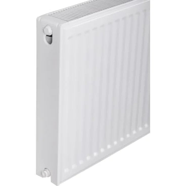 Belrad® Heizkörper Typ 22, Flachheizkörper weiß 40x140cm, hohe Wärmeleistung mit 6 Anschlüssen für flexible Montage – Bild 3