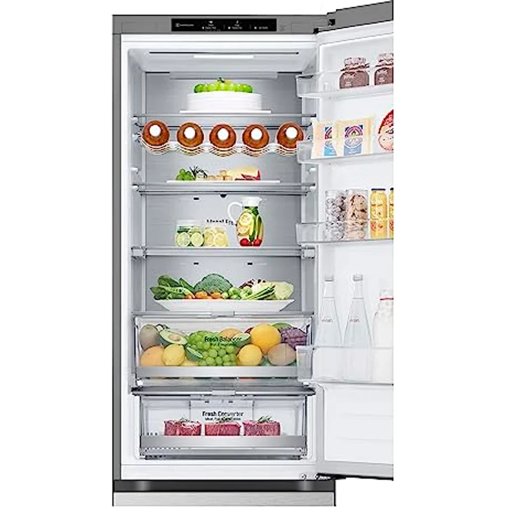 LG GBV7280BMB Kühl-/ Gefrierkombination mit Smart Inverter Compressor, Total No Frost, LINEAR Cooling, Variables Ablagefach, 387 L, Klasse B, 59,5 x 203,0 x 67,5 – Bild 5