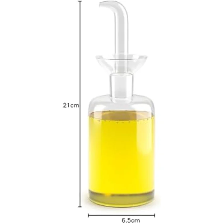 Ölflasche Basics 250 ml 18 x 6,5 cm Glas transparent – Bild 8