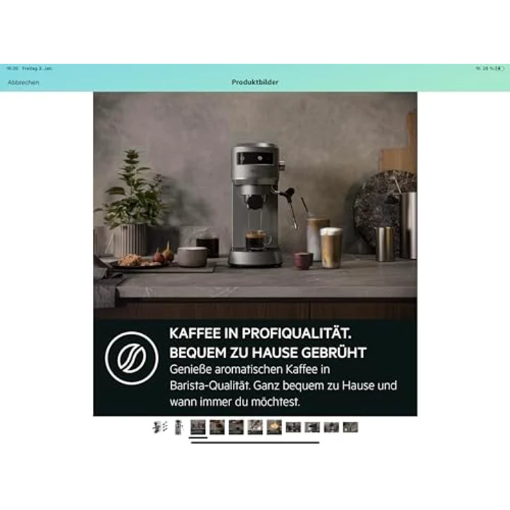 AEG EC6-1-6ST Espressomaschine silber – Bild 3