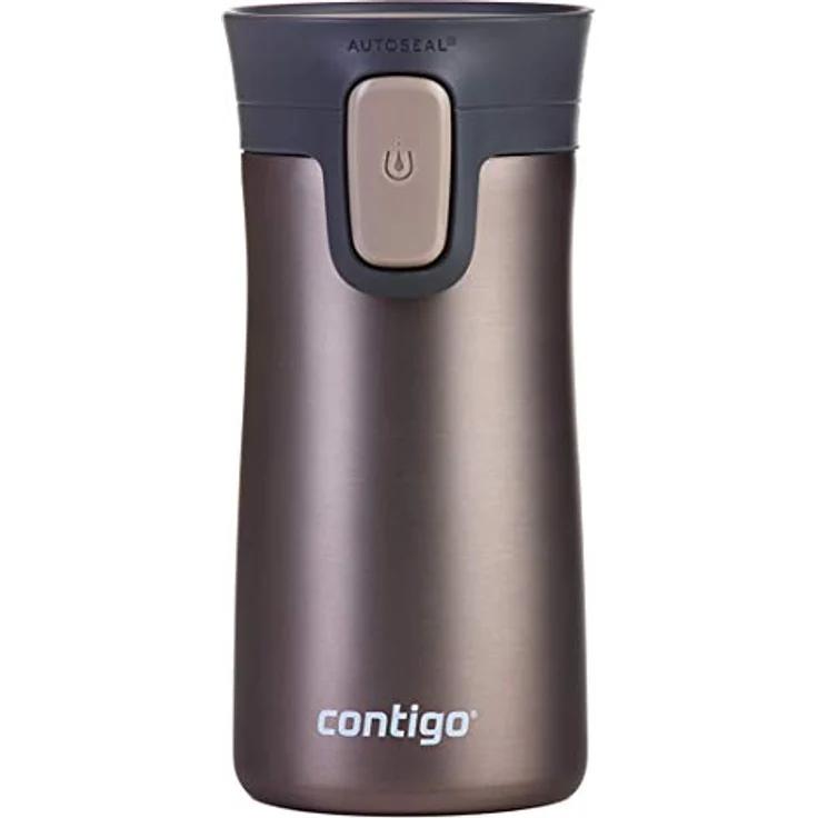 Contigo Thermobecher Pinnacle Snapseal, Edelstahl Isolierbecher, Kaffebecher to go, auslaufsicher, spülmaschinenfester Deckel BPA-frei, 300 ml – Bild 2
