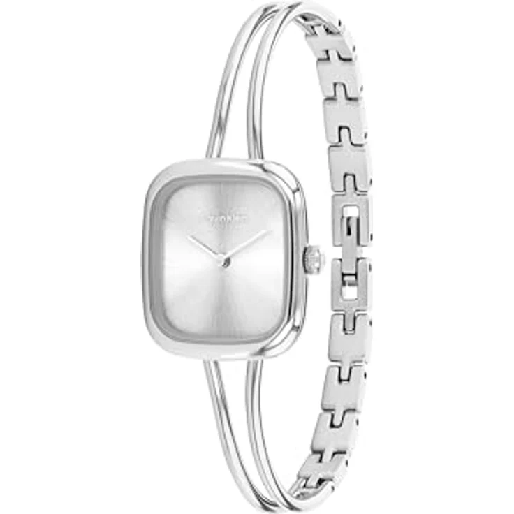 Calvin Klein CK Adore, Zwei-Zeiger-Quarzwerk-Uhr für Damen mit silbernem Edelstahlarmband, 24 mm Gehäuse, 3 BAR wasserdicht – Bild 2